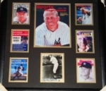 Mickey Mantle-Framed Autographed Postcard GAI(New York Yankees)